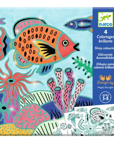 Djeco Ζωγραφίζω εικόνα με μεταλλιζέ λεπτομέρειες