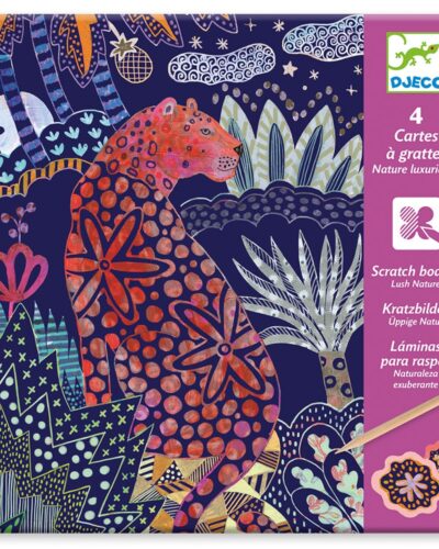 Djeco Ανακαλύπτω ξύνοντας την εικόνα Τίγρης και φύση