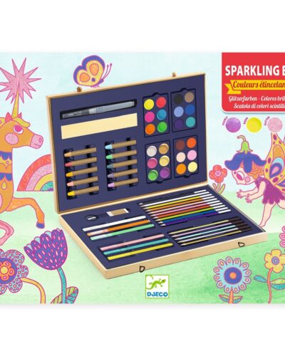 Djeco Σετ ζωγραφικής με γκλίτερ και μεταλλικά εφέ