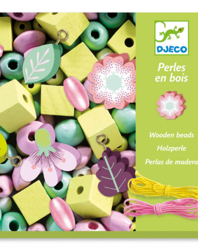 Djeco Κατασκευές Ξύλινων Κοσμημάτων Λουλούδια