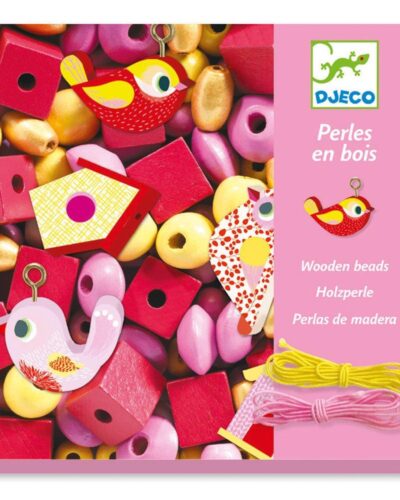 Djeco Κατασκευές Ξύλινων Κοσμημάτων Πουλάκια