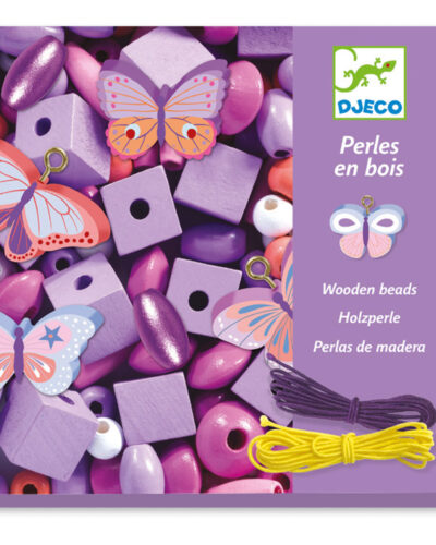 Djeco Κατασκευές Ξύλινων Κοσμημάτων Πεταλούδες