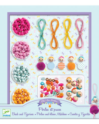 Djeco Κατασκευή Ξύλινων Κοσμημάτων Φιγούρες κοριτσιών