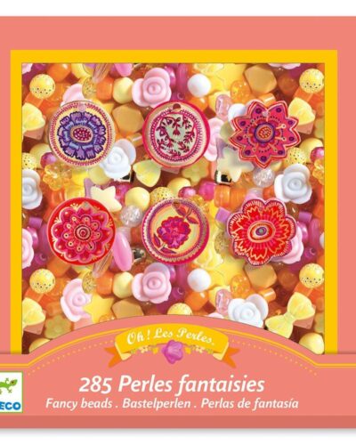 Djeco κατασκευή κοσμημάτων με διάφορες χάντρες Λουλούδια