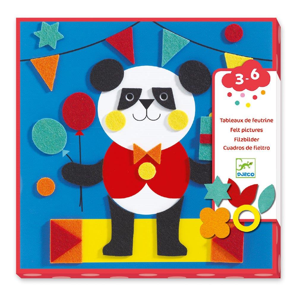 Djeco Κολάζ με αυτοκόλλητα τσόχας