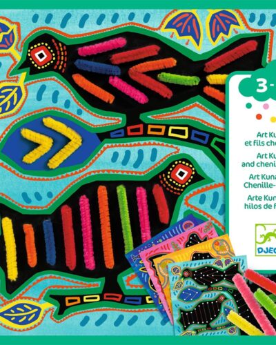 Djeco Κατασκευή με νήμα σενίλ Πολύχρωμα Ζωάκια