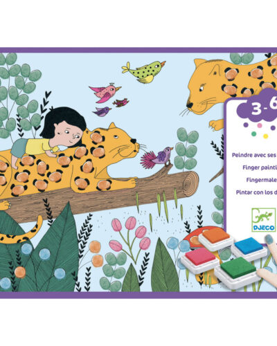 Djeco Ζωγραφική με Στάμπες & Δάχτυλα Αγγίζω και Ζωγραφίζω