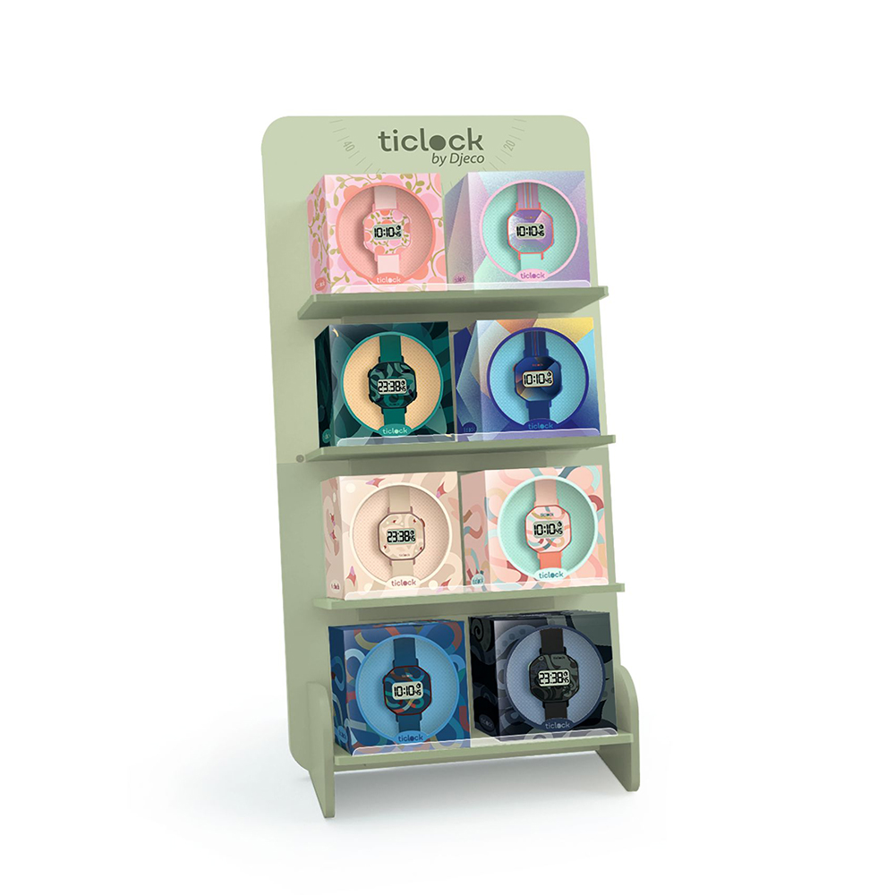 Djeco Ντισπλέϊ κενό ξύλινο καταστηματος για ρολογια χειρος