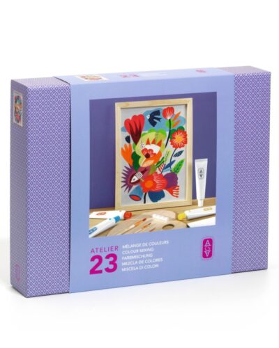 Djeco Atelier 23, ζωγραφική σε καμβά - μίξη χρωμάτων Λιβάδι