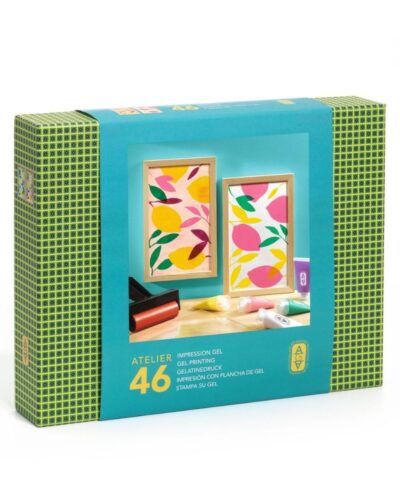Djeco Atelier 46, ζωγραφική-τύπωμα εικόνας σε χαρτί Λεμόνια