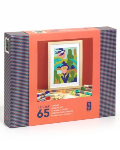 Djeco Atelier 65, κέντημα σε καμβά Άνοιξη