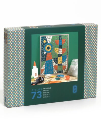 Djeco Atelier 73 ψηφιδωτό σε ξύλινη βάση Παγώνι