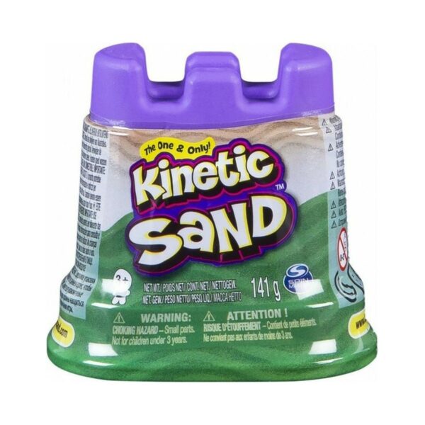 Spin Master Kinetic Sand   SandCastle Δοχείο Άμμου (127γρ)   Πράσινο (Green)