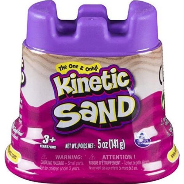 Spin Master Kinetic Sand   SandCastle Δοχείο Άμμου (127γρ)   Ροζ (Pink)