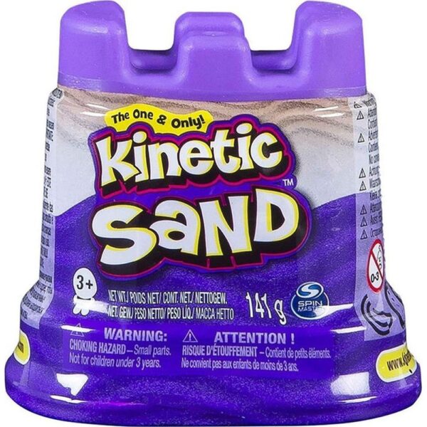 Spin Master Kinetic Sand   SandCastle Δοχείο Άμμου (127γρ)   Μωβ (Purple)