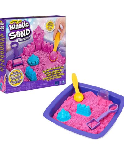 Spin Master Kinetic Sand Shimmer - Sparkle Sandcastle Set (Pink) (6063520)