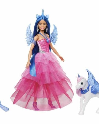 Mattel Barbie: 65 Inspiring Stories - A Touch of Magic Doll & Unicorn (HRR16)
