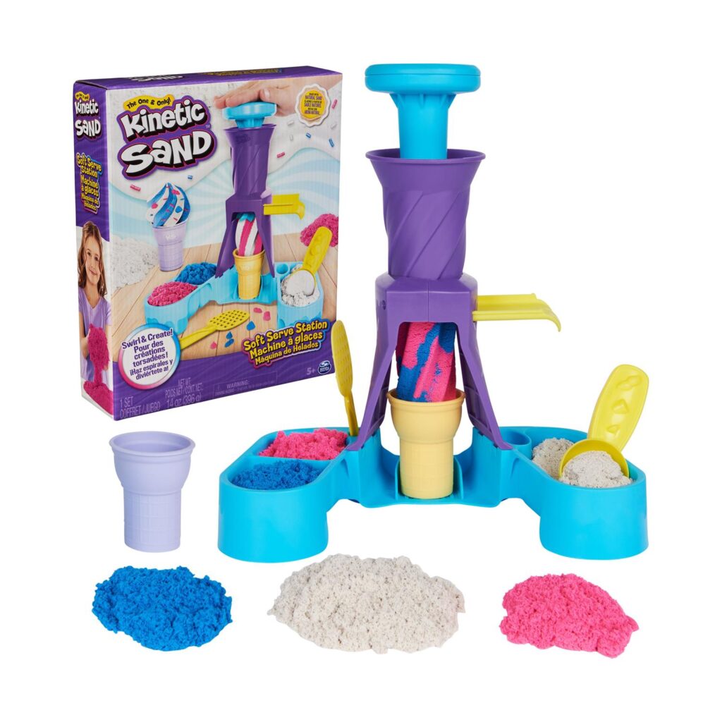 Spin Master Kinetic Sand - Χρωματιστό Παγωτατζίδικο (6068385)