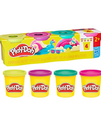 Hasbro Play-Doh: Doh & More - Vibrant 4 Pack (G0689)