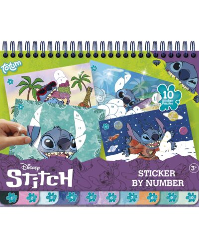 Totum: Disney Stitch - Sticker By Number Pad (TT700123)