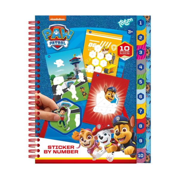 Totum: Paw Patrol   Σετ Δημιουργίας & Αυτοκόλλητα   Sticker By Number Book