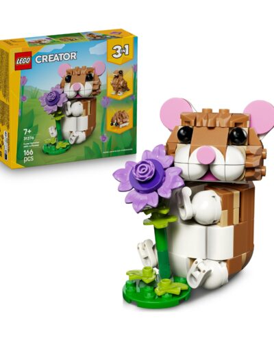 LEGO Creator: Χαριτωμένο Χάμστερ με Λουλούδι (31376)