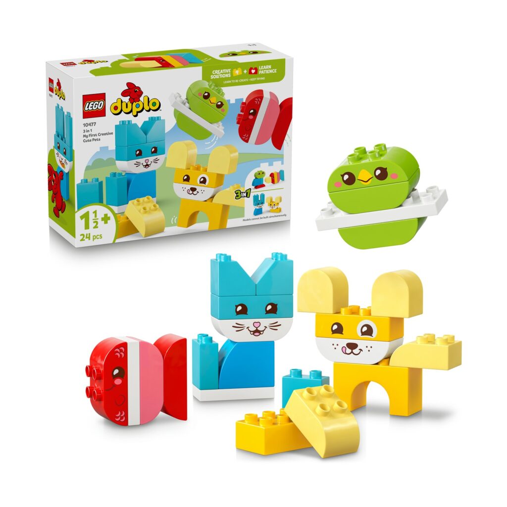 LEGO DUPLO My First: 3 σε 1 Δημιουργικά Χαριτωμένα Κατοικίδια (10477)