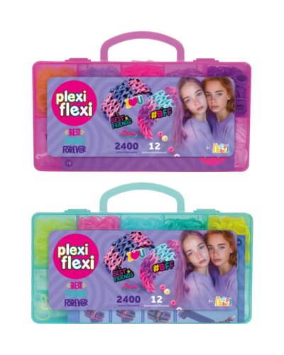 AS HappiHobbi: Plexi Flexi - Best Friends Forever - 2400 Looms & 12 Accessories (1080-25580)