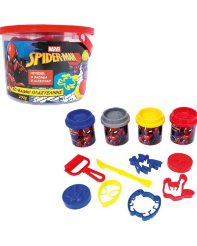 AS HappiHobbi Marvel: Βαζάκια Πλαστελίνη - Spider- Man (1045-03629)
