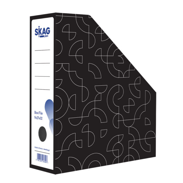 SKAG Κουτί Κοφτό Αρχειοθέτησης 27X32 9cm   Μαύρο