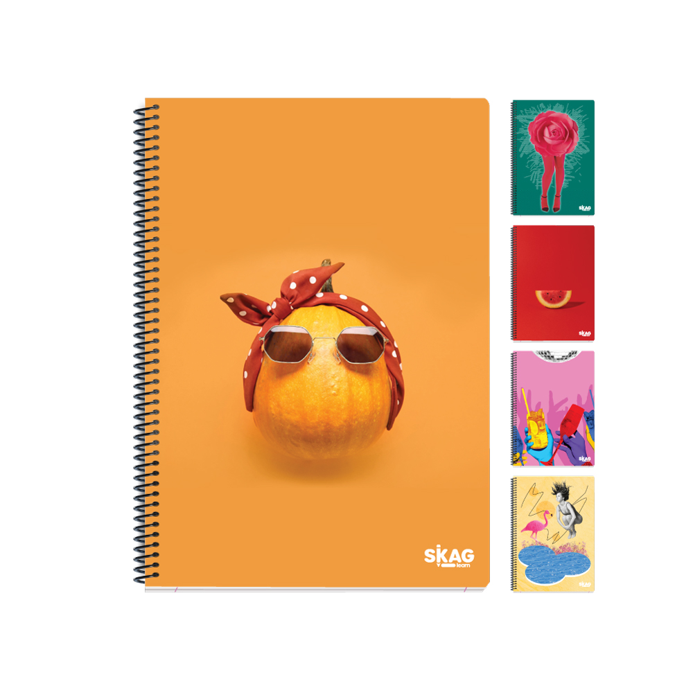 SKAG Θεματικά Τετράδια University Fun Κορίτσι 17X25 3Θεμ 80γρ Ν.9223