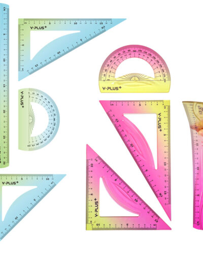 Y PLUS Σετ Γεωμετρίας Colorruler (Αθραυστοσ). 3 Χρώματα. Rs240200