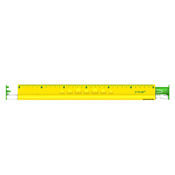 Y PLUS Χάρακας Πολυχρηστικός Πλαστικός (30cm), 4 Χρώματα Εκθέτης 20 Τεμάχια RX130910