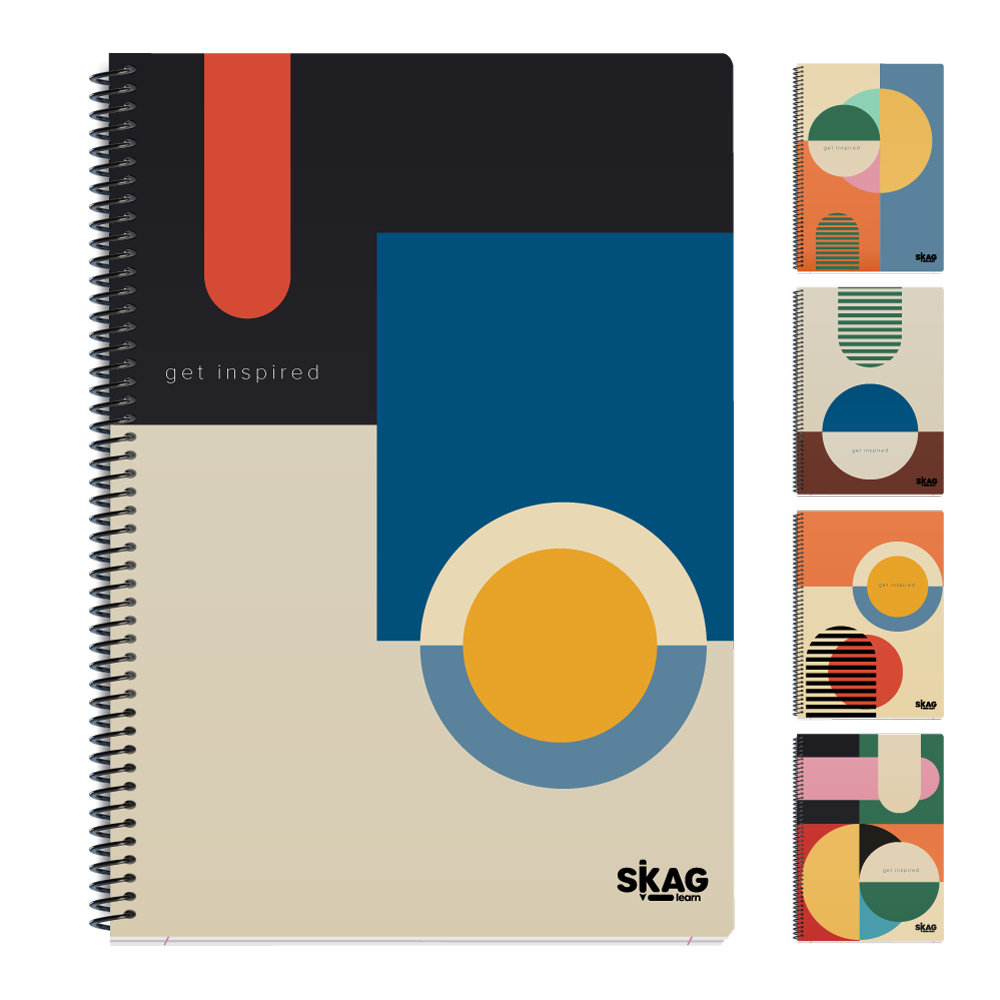 SKAG Θεματικό Τετράδιο Bauhaus 17x25 80γρ
