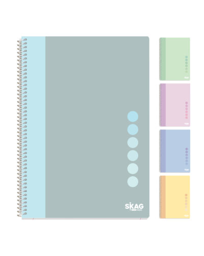 SKAG Θεματικό Τετράδιο Pastel Vibe 80γρ