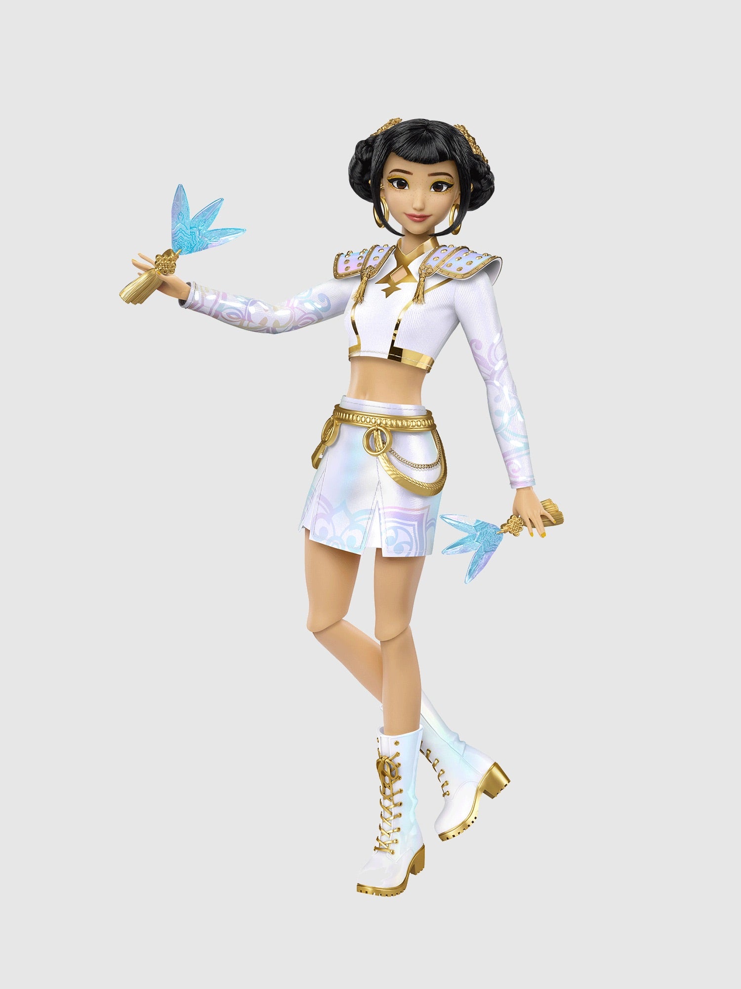 ΚΟΥΚΛΑ Demon Hunters Zoe WHITE DRESS