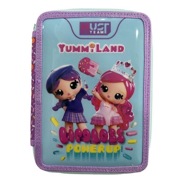 Σχολική Κασετίνα Διπλή Γεμάτη Yummiland Must Team Σχολική Κασετίνα Διπλή Γεμάτη Yummiland Must Team