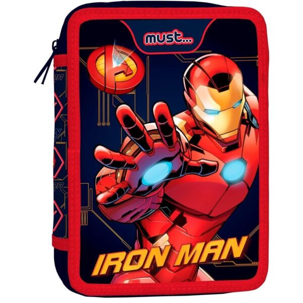 Σχολική Κασετίνα Διπλή Γεμάτη Avengers Iron Man Must 2 Θήκες Σχολική Κασετίνα Διπλή Γεμάτη Avengers Iron Man Must 2 Θήκες