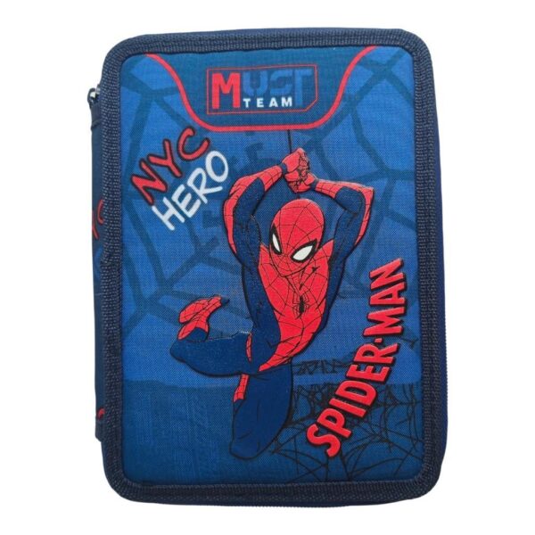 Σχολική Κασετίνα Τριπλή Γεμάτη Spider - Man NYC Hero Must Team Σχολική Κασετίνα Τριπλή Γεμάτη Spider Man NYC Hero Must Team