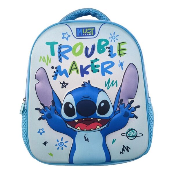 Σχολική Τσάντα Πλάτης Νηπίου Disney Stitch Trouble Maker Must Team 3D Eva 1 Θήκη Σχολική Τσάντα Πλάτης Νηπίου Disney Stitch Trouble Maker Must Team 3D Eva 1 Θήκη