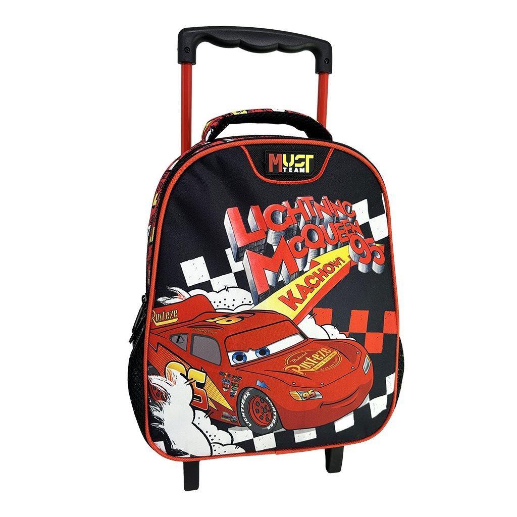 Σχολική Τσάντα Τρόλεϊ Νηπίου Disney Cars Lightning Mcqueen Kachow Must Team 2 Θήκες