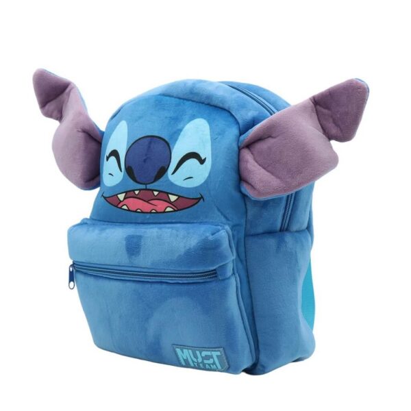 Τσάντα Πλάτης Λούτρινη Disney Stitch Must Team 2 Θήκες - Image 2 Τσάντα Πλάτης Λούτρινη Disney Stitch Must Team 2 Θήκες Image 2