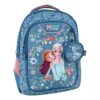 Σχολική Τσάντα Πλάτης Δημοτικού Disney Frozen Blue Must Team 3 Θήκες