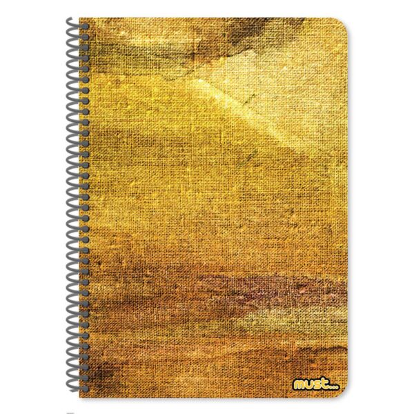 Τετράδιο Σπιράλ 17x25 Must Canvas 4 Θέματα 120 Φύλλα 4 Σxέδια   Image 3