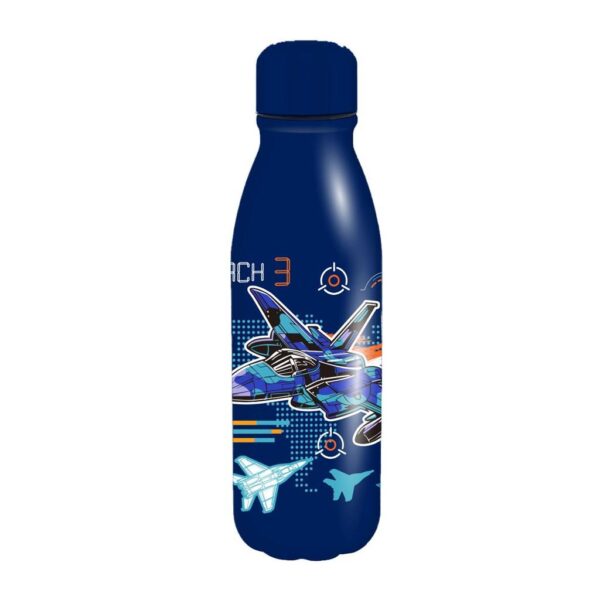 Παγούρι Παιδικό Must 550ml Αλουμινίου με καπάκι 6,6x22 4 Σxέδια   Image 3