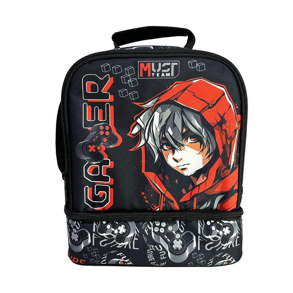 Τσαντάκι Φαγητού Ισοθερμικό Must Team Yummy Gamer 2 Θήκες