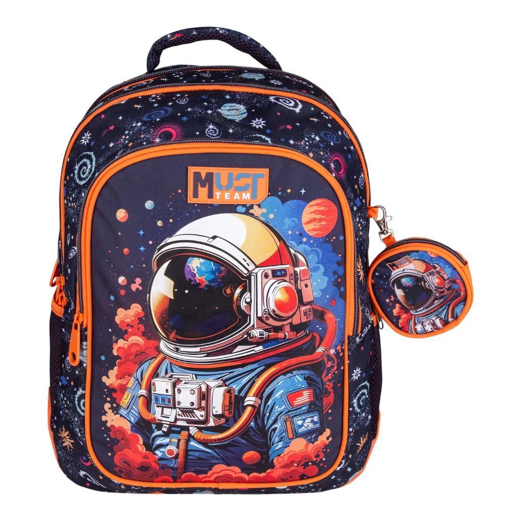 Σχολική Τσάντα Πλάτης Δημοτικού Must Team Astronaut 3 Θήκες