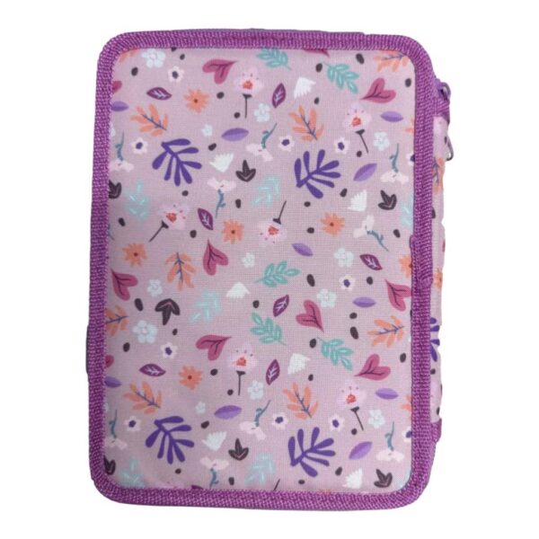Σχολική Κασετίνα Διπλή Γεμάτη Must Team Butterflies Lilac   Image 2