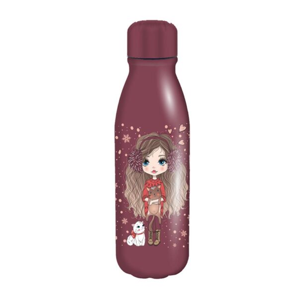 Σετ Φαγητού Must Team Girl In Winter With Fur Φαγητοδοχείο PP 800ml-Παγούρι Αλουμινίου 500ml - Image 2 Σετ Φαγητού Must Team Girl In Winter With Fur Φαγητοδοχείο PP 800ml Παγούρι Αλουμινίου 500ml Image 2