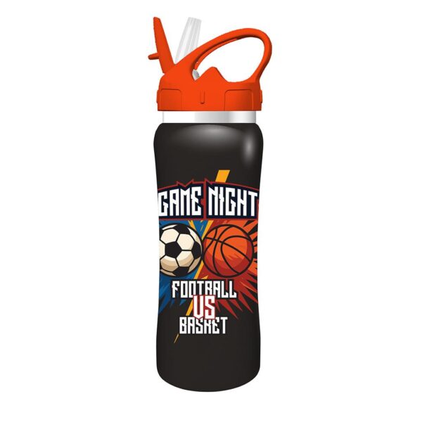 Σετ Φαγητού Must Team Football Vs Basketball Φαγητοδοχείο PP 800ml-Παγούρι Ανοξείδωτο 500ml - Image 2 Σετ Φαγητού Must Team Football Vs Basketball Φαγητοδοχείο PP 800ml Παγούρι Ανοξείδωτο 500ml Image 2